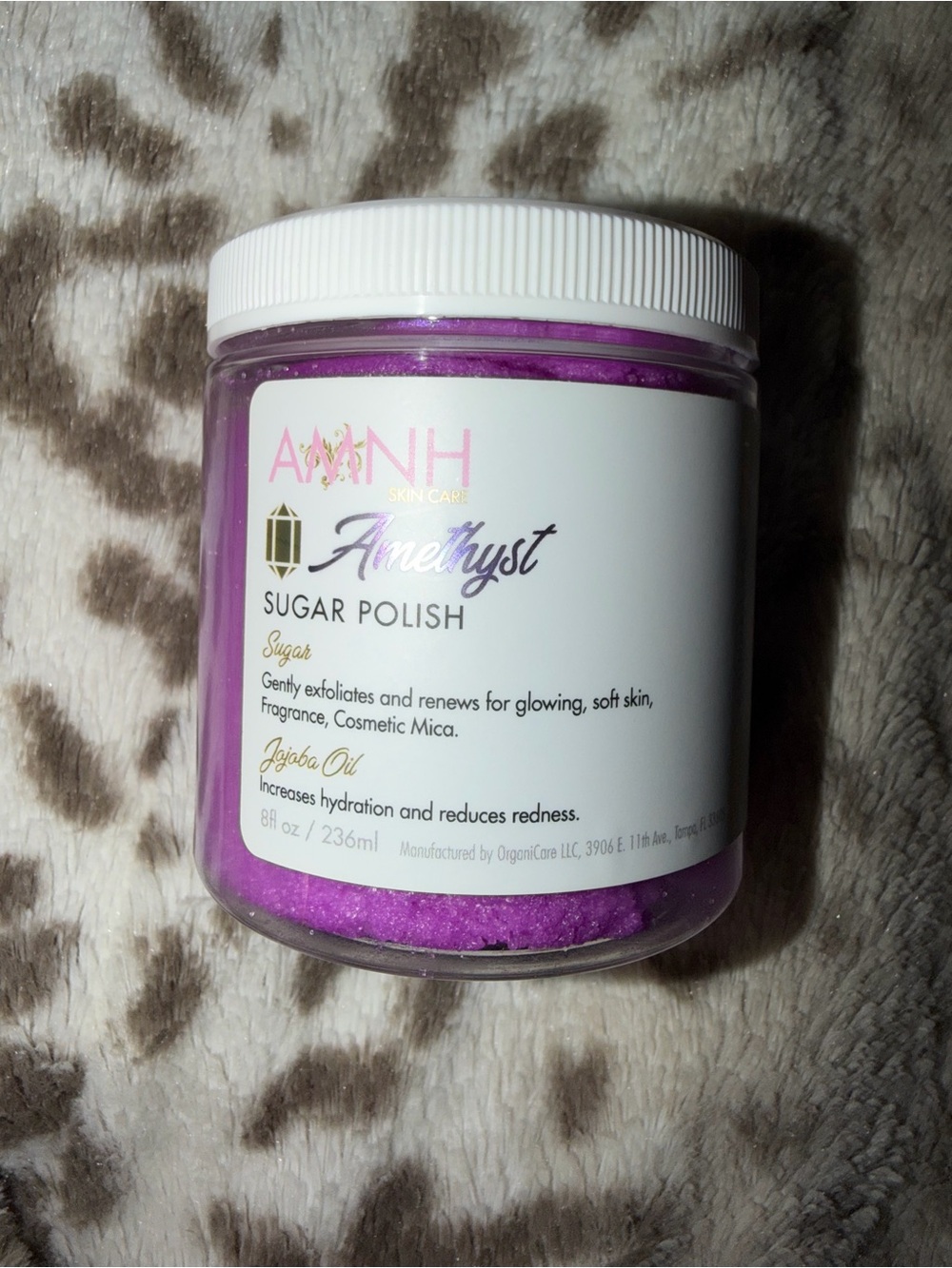 Amethyst Sugar Polish Exfoliating Scrub – Purple